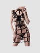 Robe Harnais Dentelle 15235 Romantic Noire