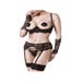 Ensemble 5 Pièces Dentelle 15128 Romantic Noir