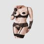 Ensemble 5 Pièces Dentelle 15128 Romantic Noir