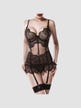 Guêpière Dentelle 15126 Romantic Noire