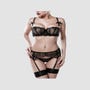 Ensemble 3 Pièces Dentelle 15121 Romantic Noir