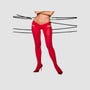 Collant Taille Croisée TI005 Rouge