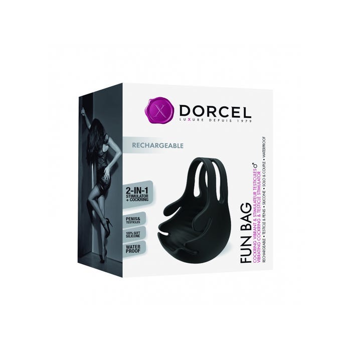 Anneau Vibrant et Stimulateur Testicules FUN BAG