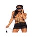 Robe Harnais & Laisse KI4032 Noire