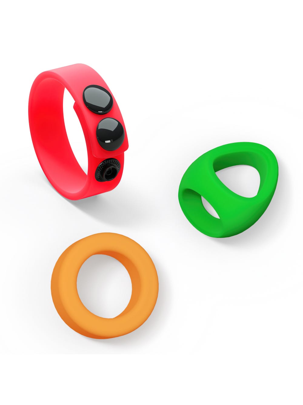 Kit de 3 Cockrings Neon Ring main product photo