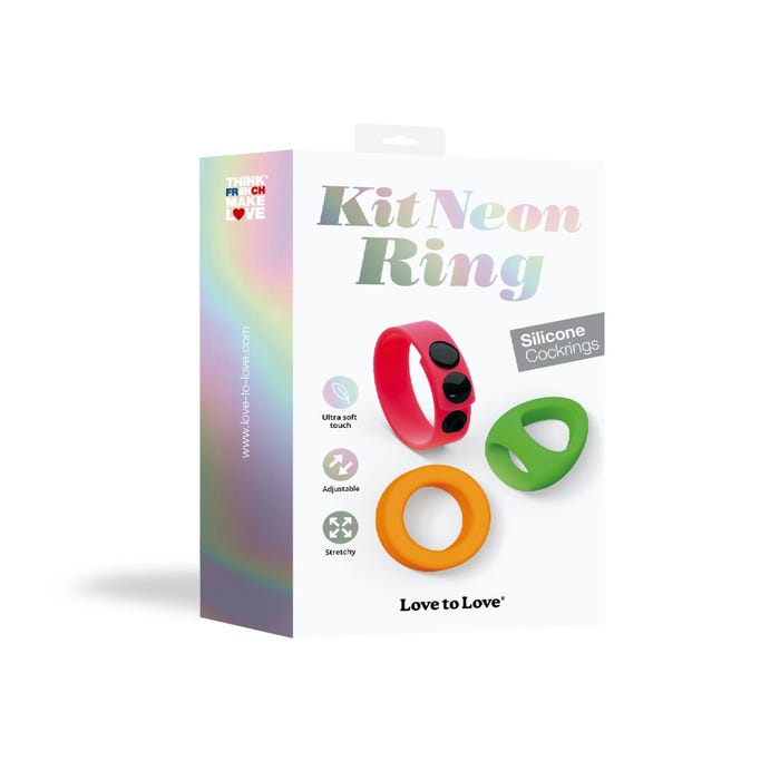 Kit de 3 Cockrings Neon Ring