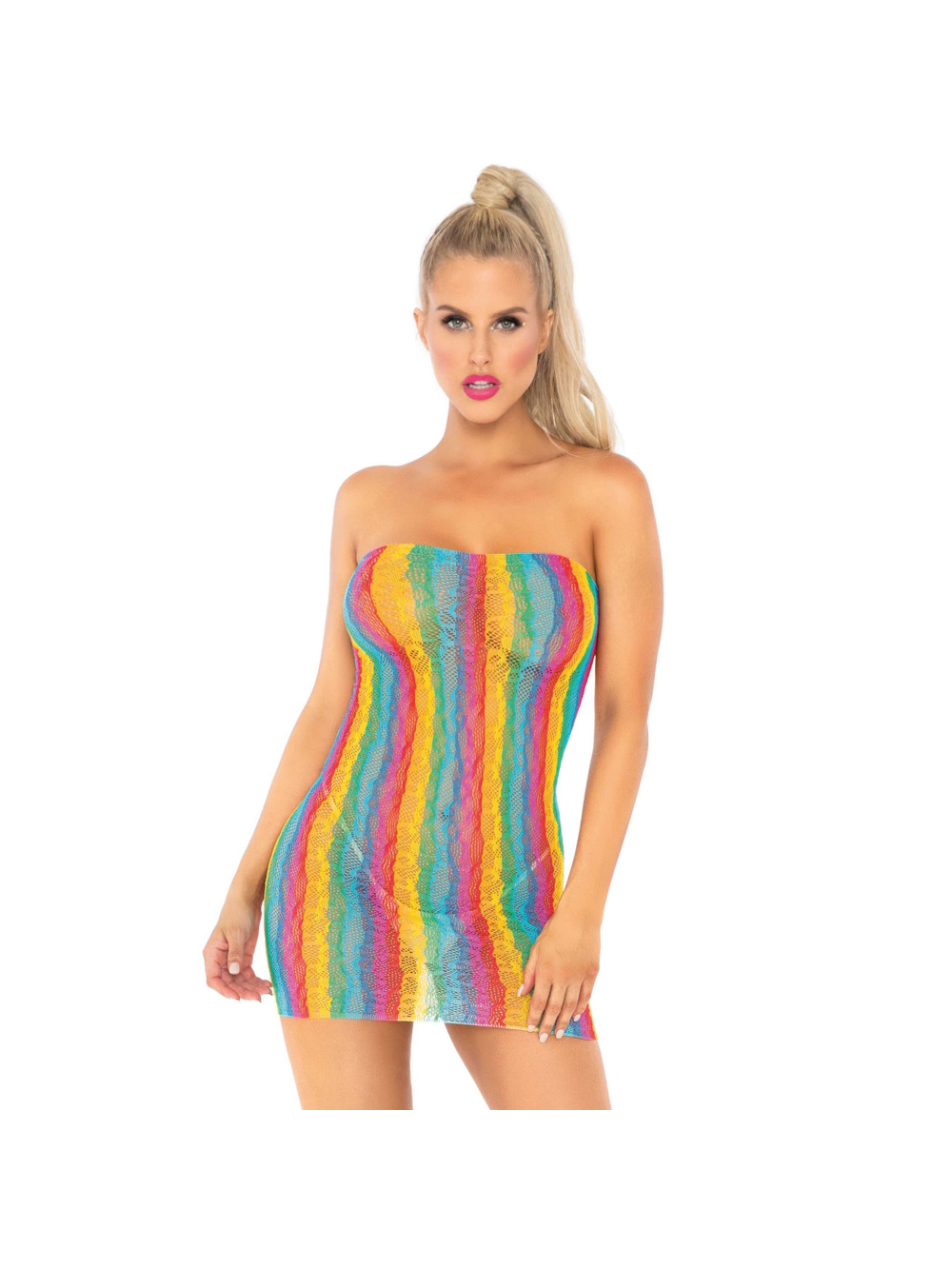 Robe Tube 86163 Motifs Léopards Multicolore main product photo