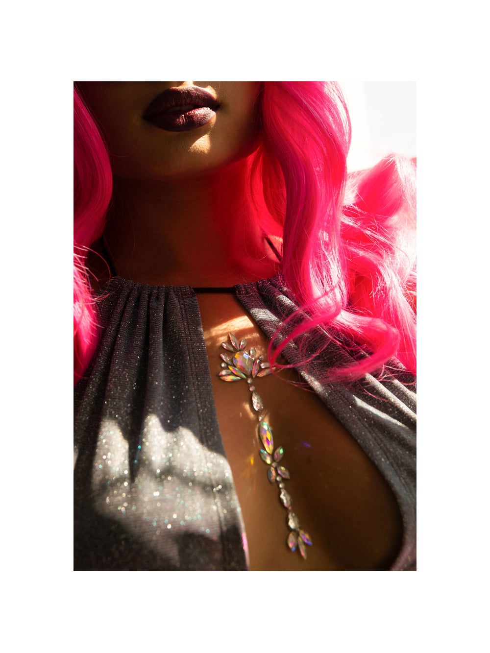 Bijoux Corps Adhésifs BODY011 Jade Brillants