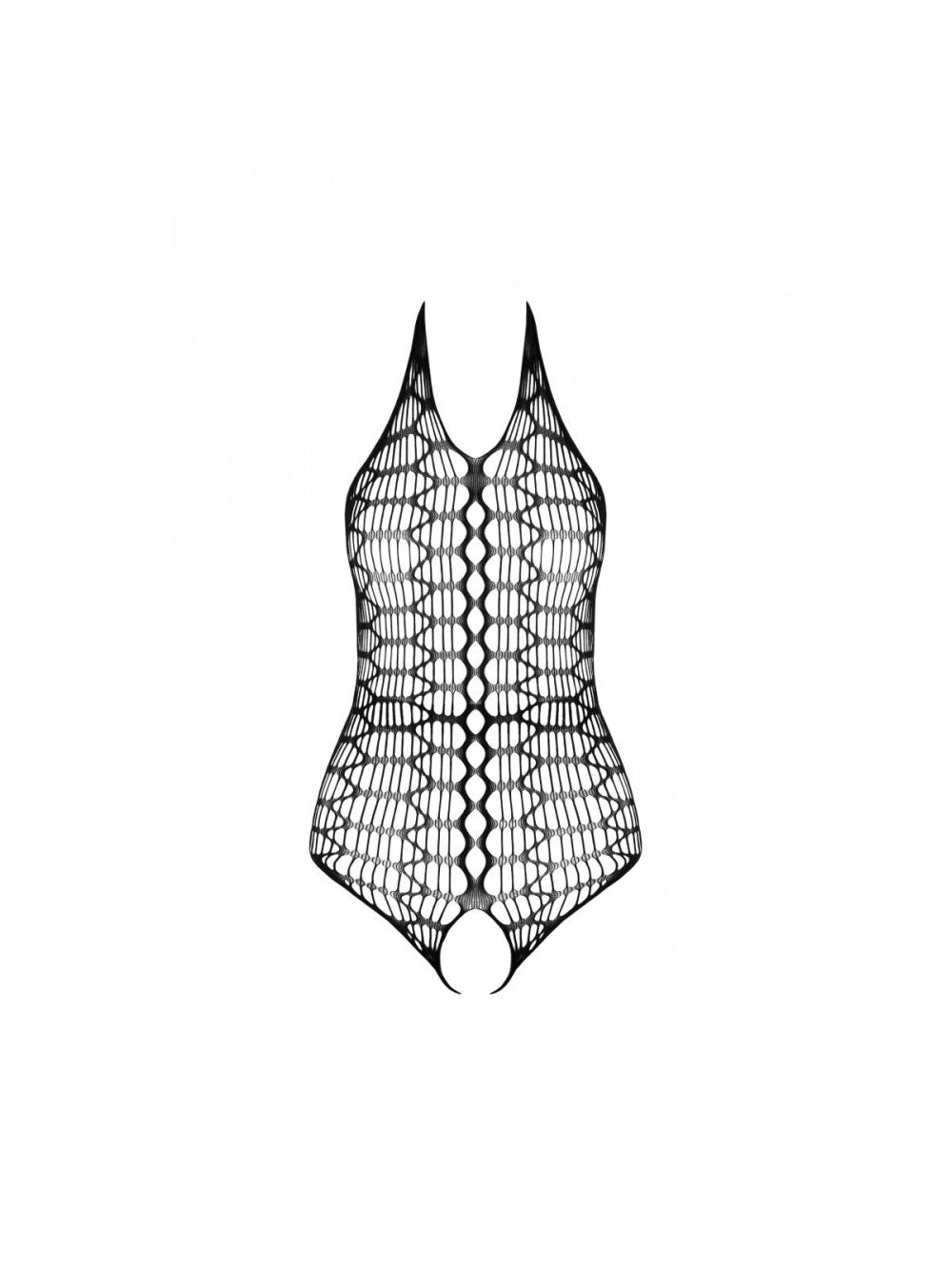 Body Ouvert BS087 Résille Noir