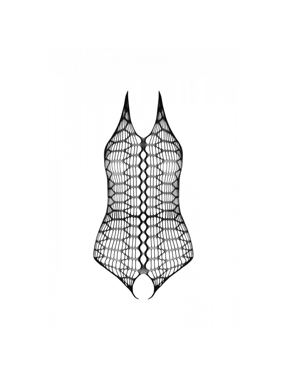 Body Ouvert BS087 Résille Noir