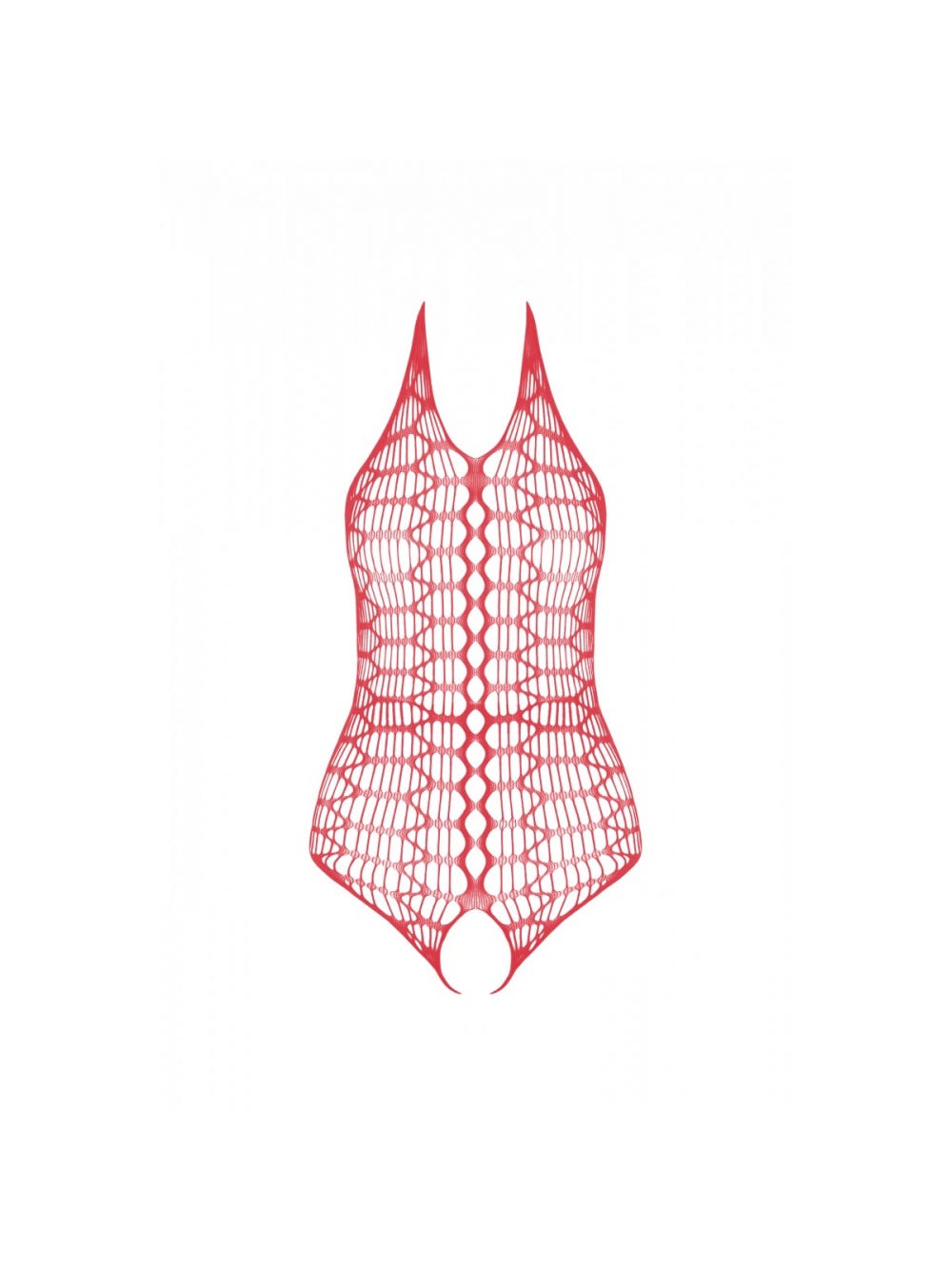 Body Ouvert BS087 Résille Rouge main product photo