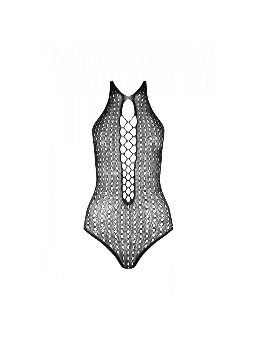 Body BS088 Résille & Laçage Noir main product photo
