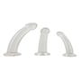 Kit de 3 Godes Anal Training Set Crystal Clear