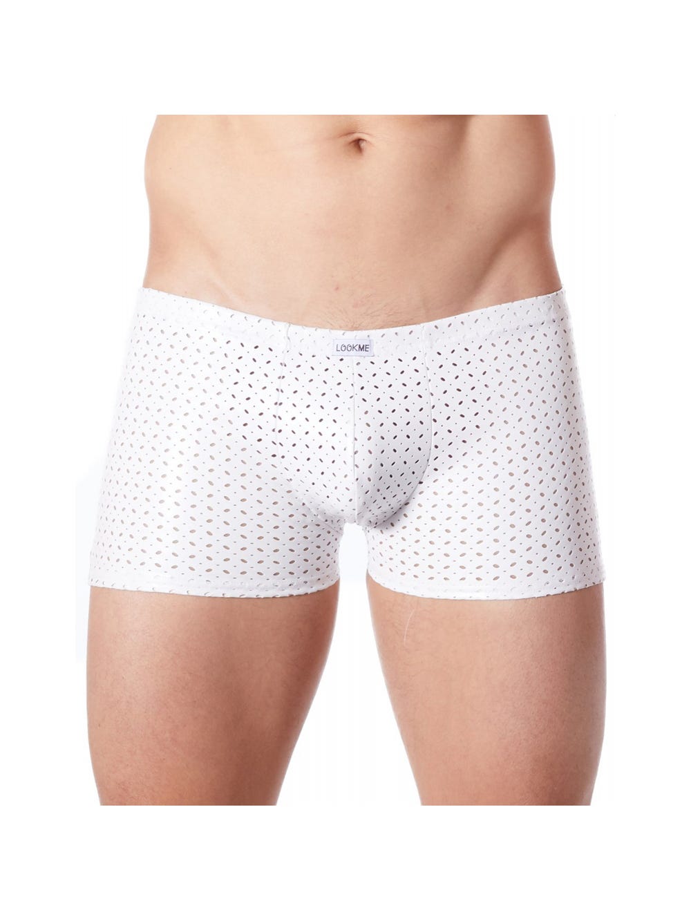 Boxer Effet Vinyle LM811 Blanc main product photo