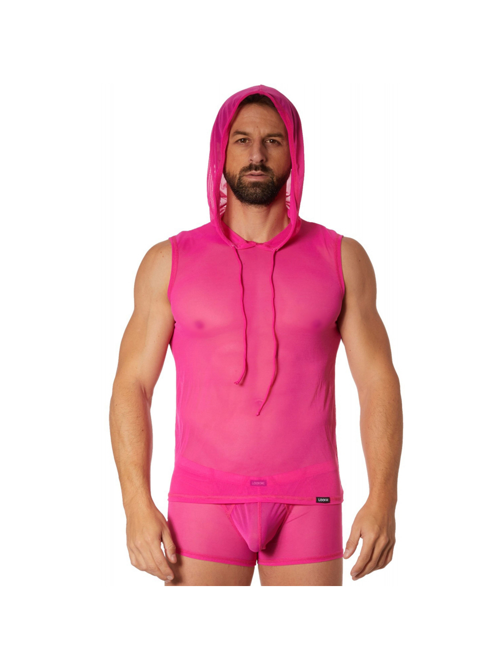 Débardeur à Capuche LM92 Rose main product photo