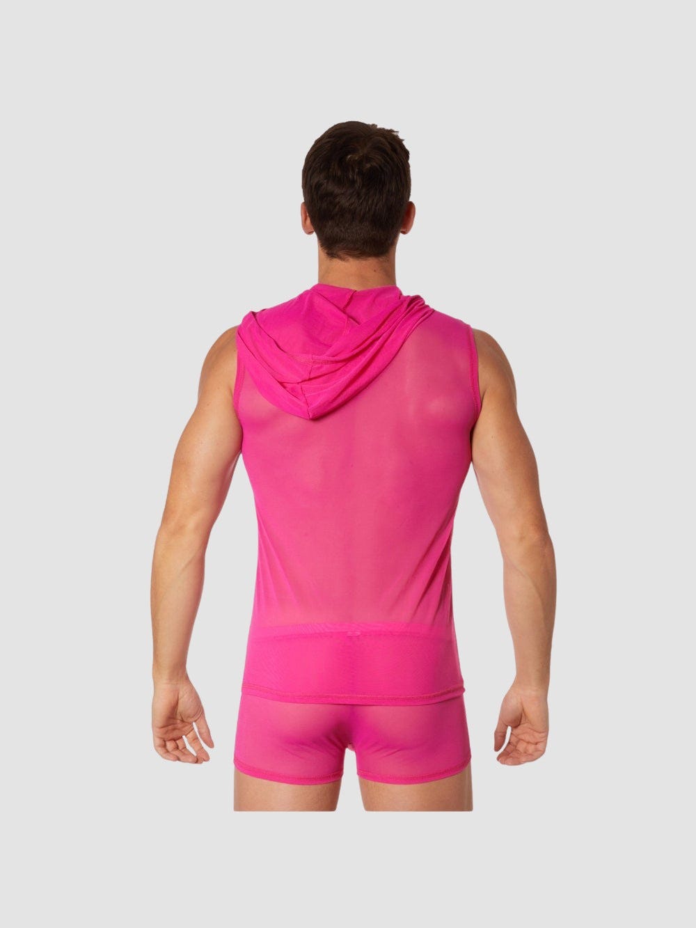 Débardeur à Capuche LM92 Rose