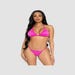 Bikini 2 Pièces 81638 Strass en Diamant Fuchsia