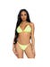 Bikini 2 Pièces 81637 Strass Jaune