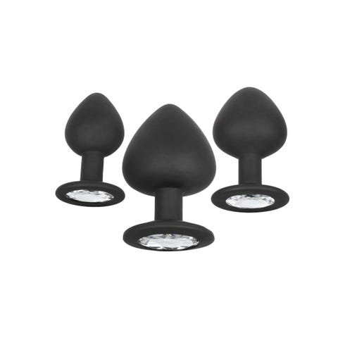Kit Plugs Anal Silicone Gem Anal Kit