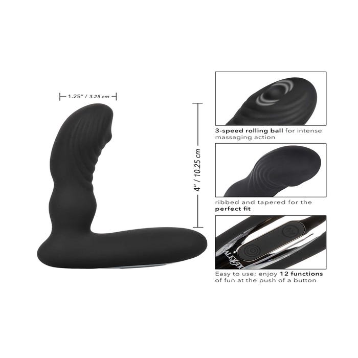 Stimulateur Prostatique Vibrant Eclipse Roller Ball Probe