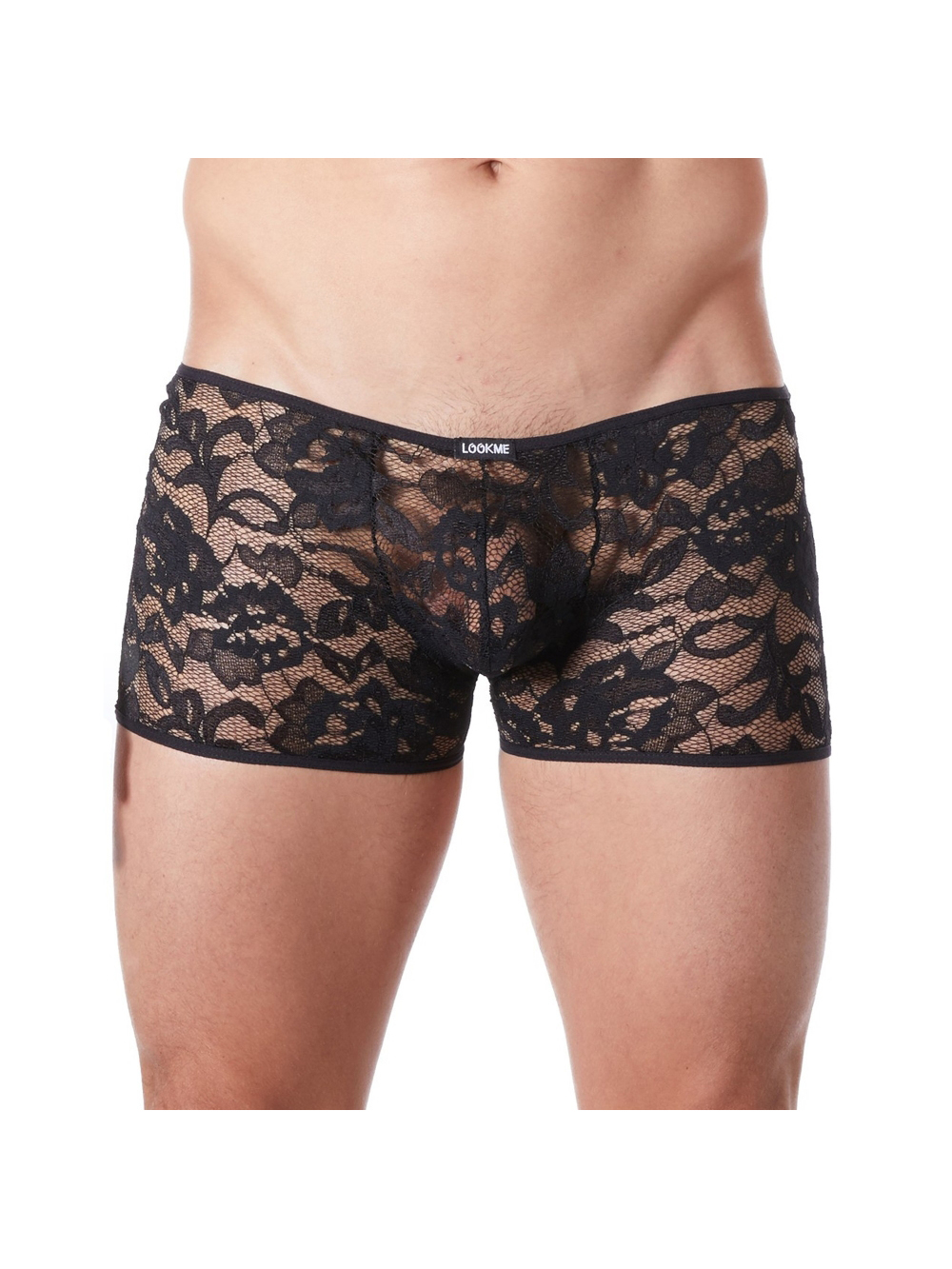 Boxer Dentelle LM706 Noir