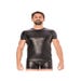 T-Shirt Simili Cuir LM2008 Noir