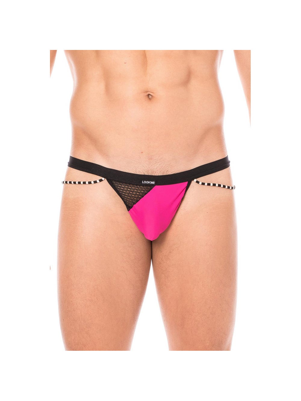 String Bi-Matière LM2004 Noir & Rose main product photo