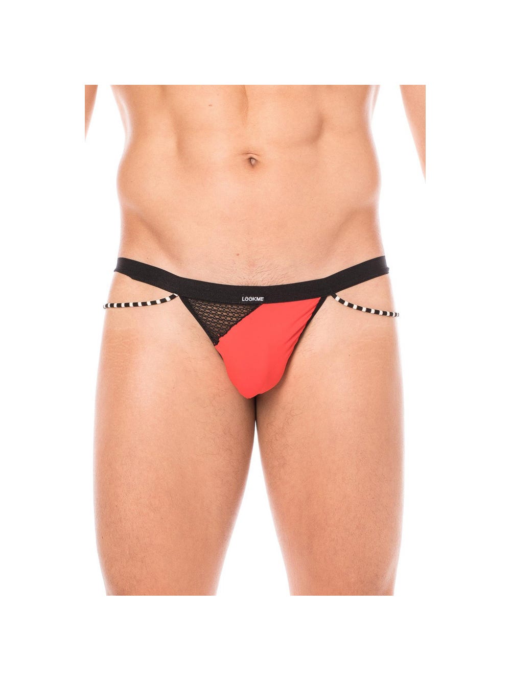 String Bi-Matière LM2004 Noir & Rouge main product photo