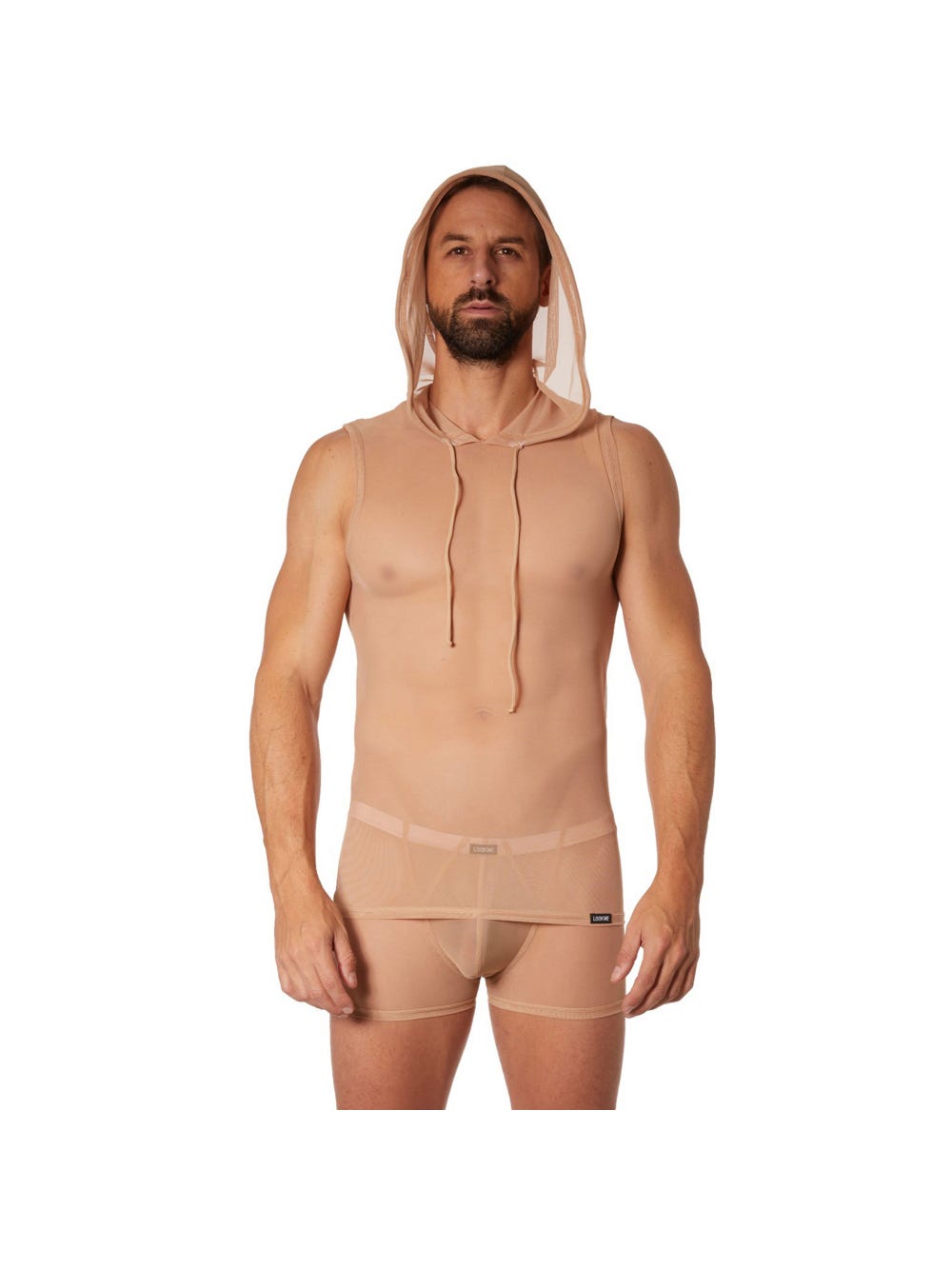 Débardeur à Capuche LM92 Beige main product photo