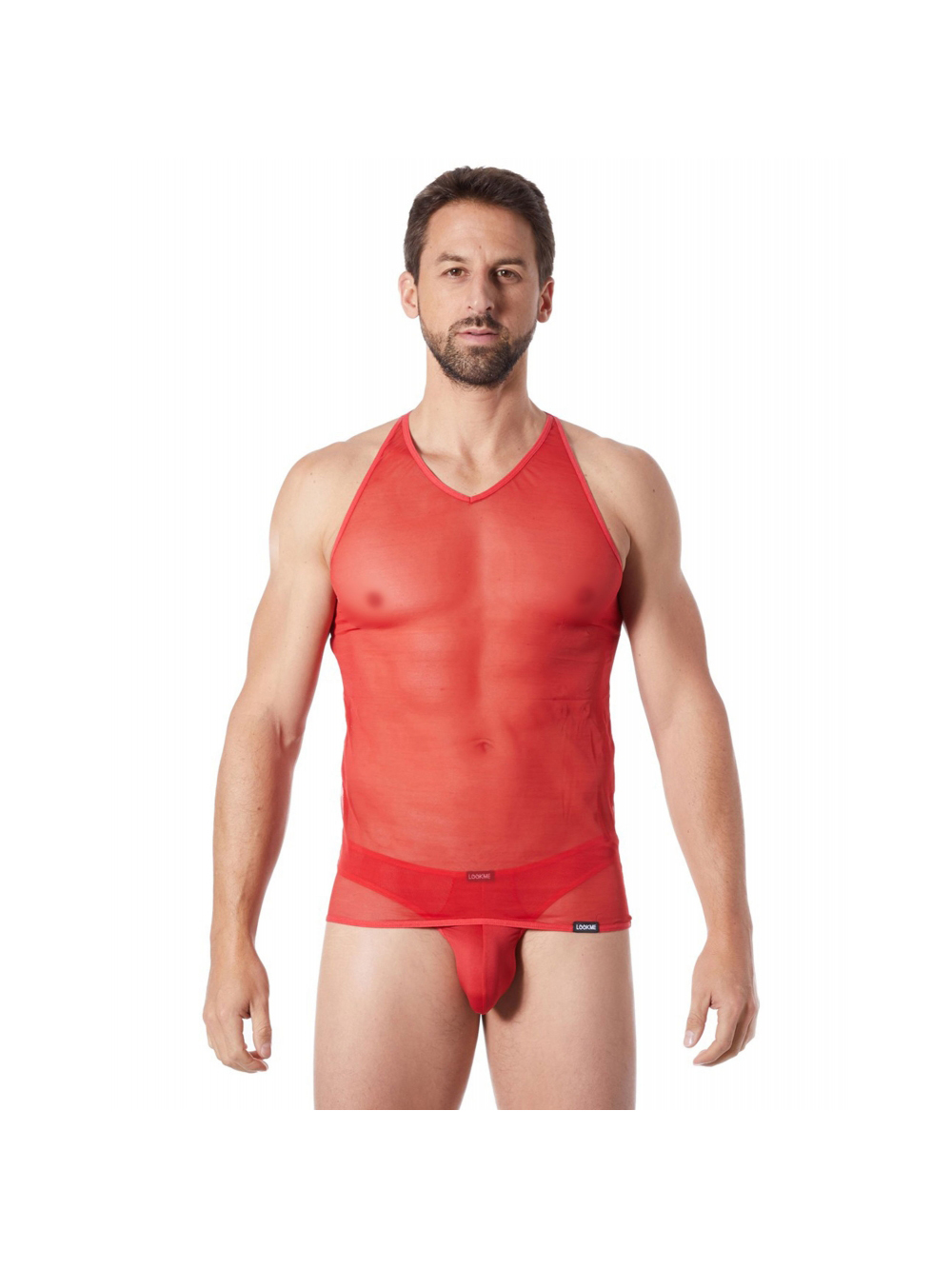 Débardeur Maille Fine LM92 Rouge
