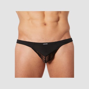 String Bi-Matière LM21 Noir