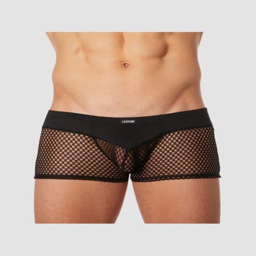 Boxer Bimatière LM21 Résille Noir