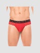 String Tanga LM2006 Dentelle Rouge