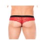 String Tanga LM2006 Dentelle Rouge