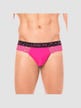 String Tanga LM2006 Dentelle Rose