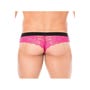 String Tanga LM2006 Dentelle Rose