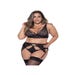 Ensemble 3 Pièces 8389 Dentelle Noir GT