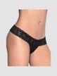 String Ouvert 99 Dentelle Noir