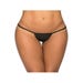 Mini String Y 1048 Wetlook Noir
