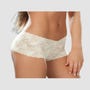 Shorty 90 Hot Dentelle Blanc
