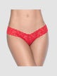 String Finition V 94 Dentelle Rouge