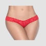 String Finition V 94 Dentelle Rouge