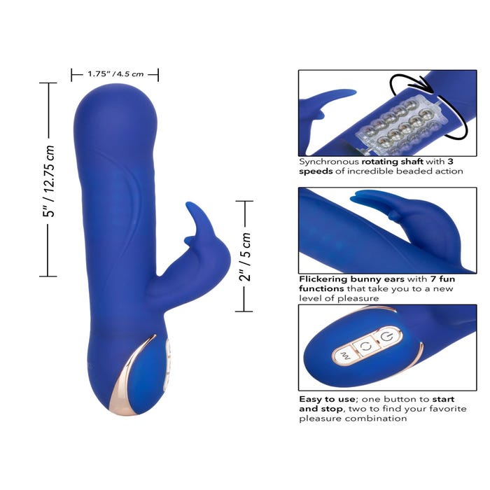 Vibromasseur Rabbit Rotating Beaded Jack Rabbit