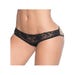 Culotte 97 Lanières Noire