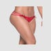 String 101 Triple Lanières Rouge