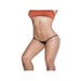 Mini String Y 1092 Clip Wetlook Noir