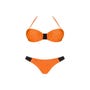 Maillot de Bain 2 Pièces Sansa Motifs à Pois Orange