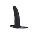 Gode & Cockring Silicone Love Rider Dual Penetrator