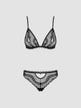 Ensemble 2 Pièces Millagro Dentelle Noir