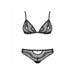 Ensemble 2 Pièces Millagro Dentelle Noir